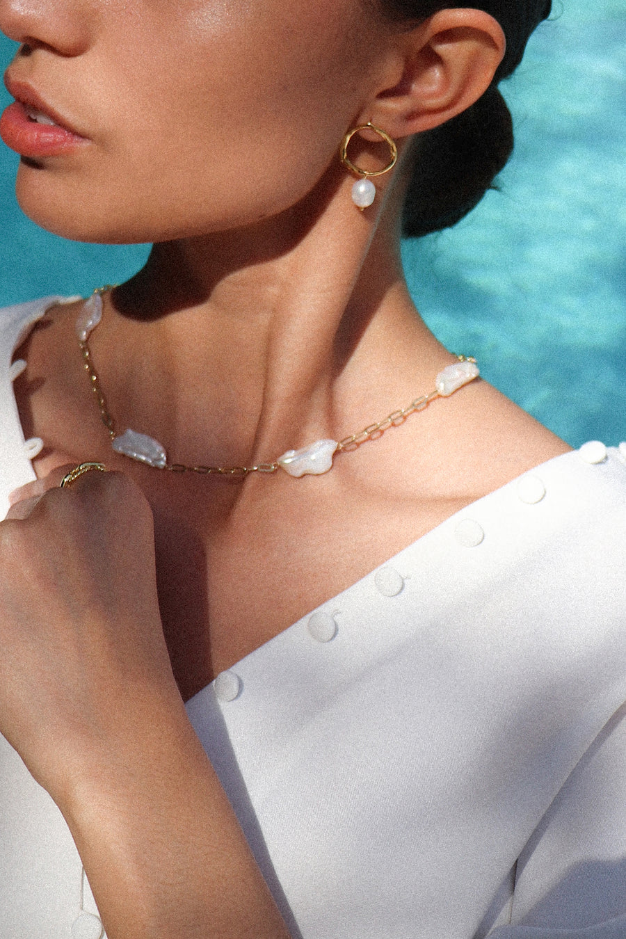 FONTANE BAROQUE PEARL NECKLACE